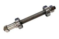 Ось задней втулки под эксцентрик, 3/8" х 145мм промышленные подшипники, контргайки, на гайках 