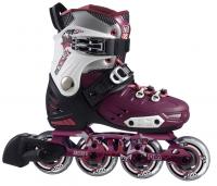 Роликовые коньки детские раздвижные FILA NRK JUNIOR black/violet/pink