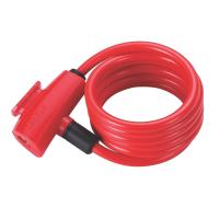Замок велосипедный BBB BBL-61 Quick Safe(8mm*1500mm) coil cable красный