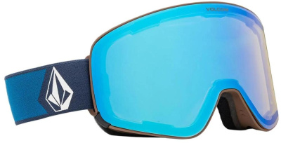 Очки горнолыжные со сменной линзой VOLCOM ODYSSEY NVY CBT ICE CHROME lens/DRK GRY bonus lens Очки горнолыжные со сменной линзой VOLCOM ODYSSEY NVY CBT ICE CHROME lens/DRK GRY bonus lens
