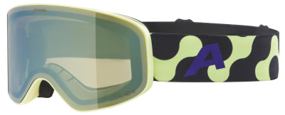 Очки горнолыжные Alpina Fernie Sunny-Lime Matt/Q-Lite Green S2 от магазина Адреналин