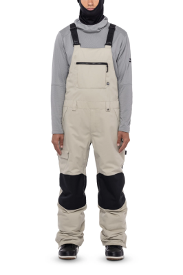 Полукомбинезон сноубордический 686 MNS HOT LAP INSULATED BIB PUTTY CLRBLK