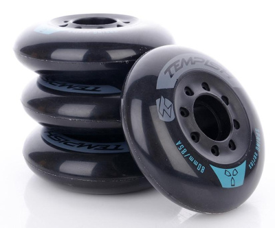 Комплект колёс для роликов TEMPISH SPRING C76x24mm 85A (4 pcs) black