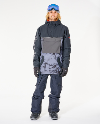 Куртка сноубордическая-анорак M RipCurl PRIMATIVE ANORAK JACKET BLACK/GREY