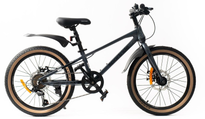 Детский велосипед SPORTRIDE AL 20 D (7 ск., рост OS) темно-серый 2026 от магазина Адреналин