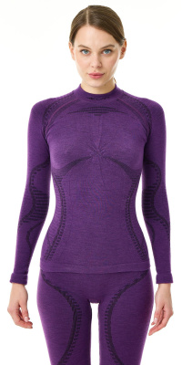 Термобелье женское Accapi кофта длинный рукав Ergowool Long Sleeve Shirt W Lent/Black от магазина Адреналин