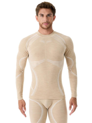 Термобелье Accapi кофта длинный рукав Ergowool Long Sleeve Shirt Nude White