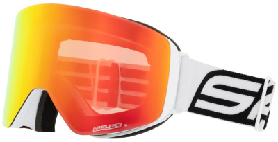 Очки горнолыжные со сменной МАГНИТНОЙ линзой Salice 109DARWF White-Black/Darw Red S1,S3 от магазина Адреналин