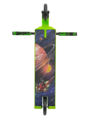 Трюковой самокат Комета Астра зеленый от магазина Адреналин