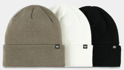 Шапка 686 STANDARD ROLL UP BEANIE - 3 PK - серый, белый черный от магазина Адреналин