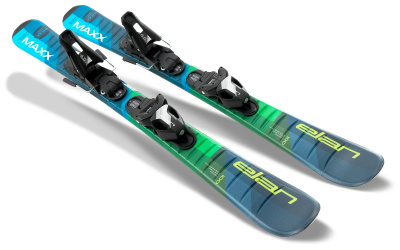 Детские горные лыжи с креплениями Elan 2022-23 Maxx Jrs 70-90 + El 4.5 Shift Детские горные лыжи с креплениями Elan 2022-23 Maxx Jrs 70-90 + El 4.5 Shift