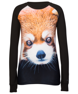 Термобелье футболка женская ARMADA Haven Crew Red Panda