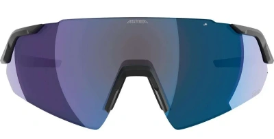 Очки солнцезащитные ALPINA Turbo Air Q-Lite Black Matt/Blue Mirror Cat.3+Pink Cat.1 от магазина Адреналин