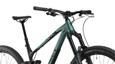 Горный велосипед двухподвес Aspect DOMINANTчерно-зеленый от магазина Адреналин