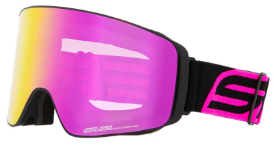 Очки горнолыжные со сменной МАГНИТНОЙ линзой Salice 106DARWF Black/Violet DARW Irex + Light radium  от магазина Адреналин