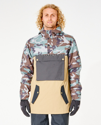 Куртка сноубордическая-анорак M RipCurl PRIMATIVE ANORAK JACKET DarkKhaki
