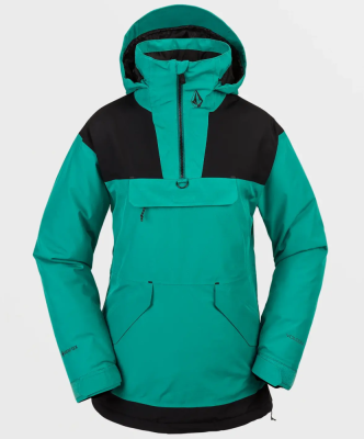 Сноубордическая КУРТКА Ж VOLCOM FERN INS GORE PULLOVER VIBRANT GREEN