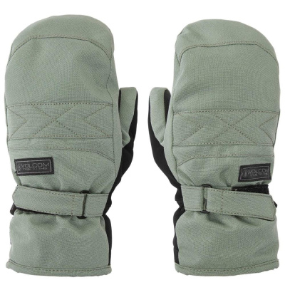 ВАРЕЖКИ сноубордические женские VOLCOM  PEEP GORE-TEX MITT DUSTY LICHEN GREEN