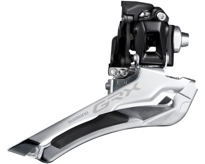 Переключатель передний Shimano GRX, RX400, на упор, для 2X10, для 46T, нижн. тяга, CL:46мм