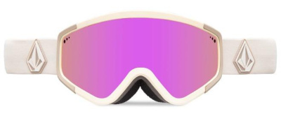 Очки горнолыжные со сменной линзой VOLCOM  ATTUNGA KHAKIEST/SAND PINK CHROME Lens/YELLOW bonus lens от магазина Адреналин