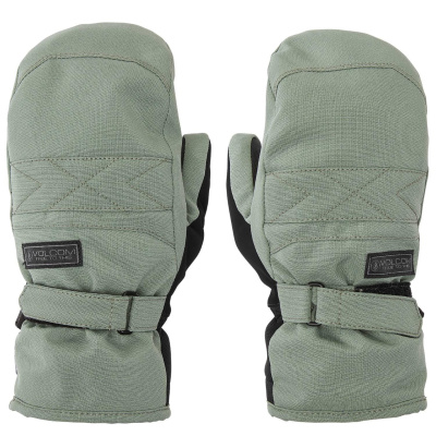 ВАРЕЖКИ сноубордические женские VOLCOM  PEEP GORE-TEX MITT DUSTY LICHEN GREEN от магазина Адреналин
