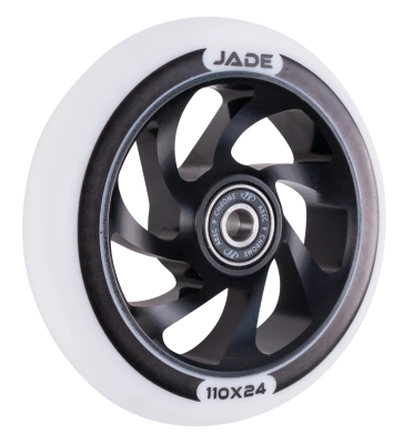 Колесо для ТРЮКОВОГО самоката TechTeam  110*24 мм, Jade, white от магазина Адреналин