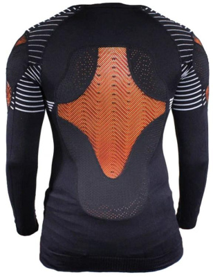 Защита спины с длинным рукавом Prosurf BACK SEAMLESS PROTECTOR  черная от магазина Адреналин