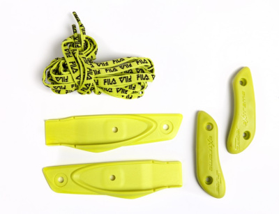Набор Fila NRK PRO set (slider, instep band, laces) yellow
