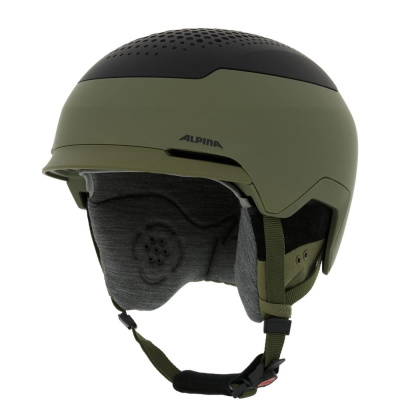 Горнолыжный шлем Alpina Gems Olive-Black Matt