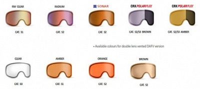 Очки горнолыжные Salice 608DARWF Orange/RW Clear