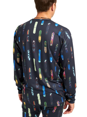 Термобелье кофта Burton MB MDWT CREW HISTORY OF SB BLACK