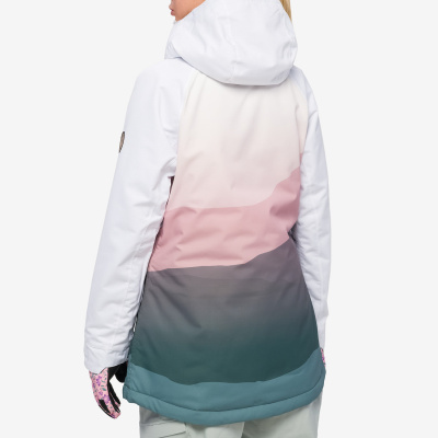 Сноубордическая куртка женская 686 WMNS DREAM JACKET WHITE DUSTY MTN SUNSET от магазина Адреналин