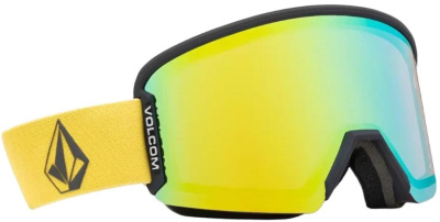Очки горнолыжные со сменной линзой VOLCOM GARDEN 2 DKY BLK GOLD CHROME lens/DRK GRY bonus lens от магазина Адреналин