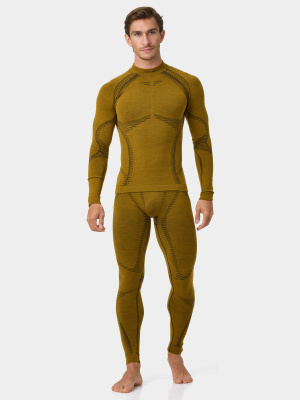 Термобелье Accapi кофта длинный рукав Ergowool Long Sleeve Shirt Mustard/Black от магазина Адреналин