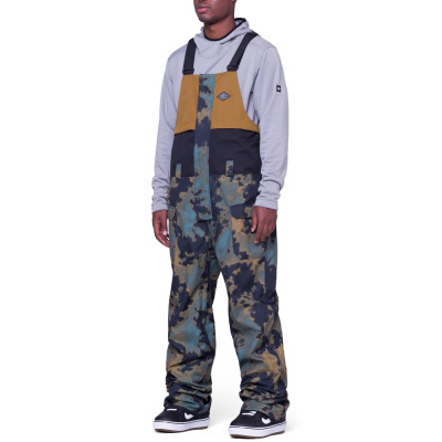 Полукомбинезон сноубордический 686 MNS FRONTIER SHELL BIB BREEN NEBULA COLORBLOCK