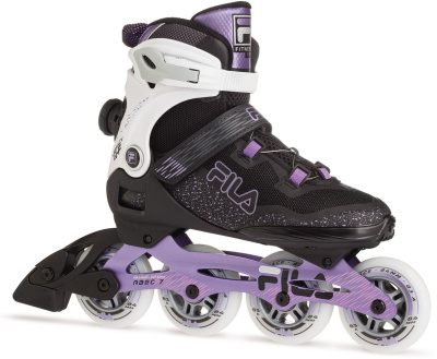 Роликовые коньки женские FILA LEGACY QF LADY BLACK/VIOLET