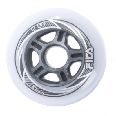 Комплект колес для роликов Fila колеса 84mm 83A (8 штук) серые