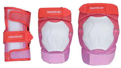 Защита для роликов Powerslide Standard Women Set Red/Pink от магазина Адреналин