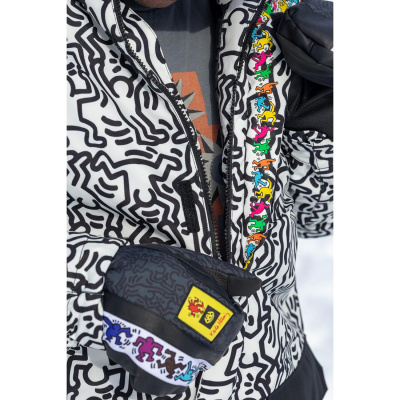 Куртка сноубордическая 686 SPCTRA KEITH HARING INS JKT KEITH HARING WHITE COLORBLOCK, от магазина Адреналин
