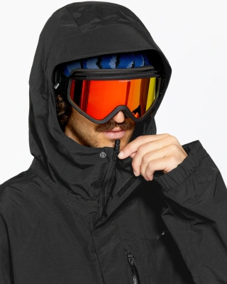 Сноубордическая КУРТКА VOLCOM L INS GORE-TEX JACKET BLACK от магазина Адреналин
