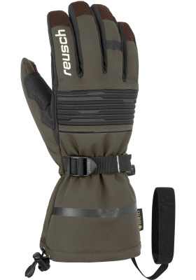 Перчатки горнолыжные REUSCH Isidro GTX Burnt Olive/Dark Brown от магазина Адреналин