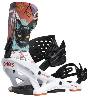 Крепления для сноуборда Jones Meteorite Rallycat White