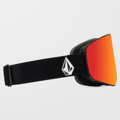 Картинка Очки горнолыжные со сменной линзой VOLCOM ODYSSEY MATTE BLACK RED CHROME lens/YELLOW bonus lens от магазина Адреналин Очки горнолыжные со сменной линзой VOLCOM ODYSSEY MATTE BLACK RED CHROME lens/YELLOW bonus lens от магазина Адреналин