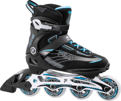 Роликовые коньки женские FILA MIZAR 80 LADY black/lightblue