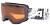 Очки горнолыжные ALPINA Venet Black-Glacier Matt/Orange S2 (M-L) от магазина Адреналин