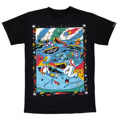 Футболка Комета Вторжение Черная