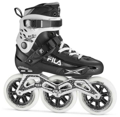 Роликовые коньки FILA HOUDINI 125 black/white от магазина Адреналин