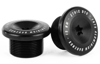 Баренды (заглушки) для грипс для трюкового самоката Alu classic Ethic black от магазина Адреналин
