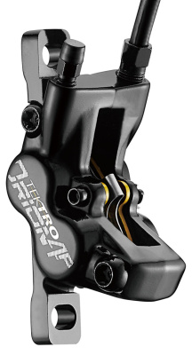 Тормоз дисковый гидравлический передний Tektro HD-M745 Orion, 4 поршня, 1900 мм. (Черный) от магазина Адреналин