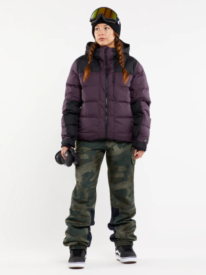 Сноубордическая КУРТКА Ж VOLCOM PUFFLEUP JACKET BLACKBERRY
